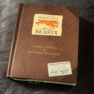Mega Beasts Pop-Up Book by Robert Sabuda & Matthew Reinhart - Brown Cover
